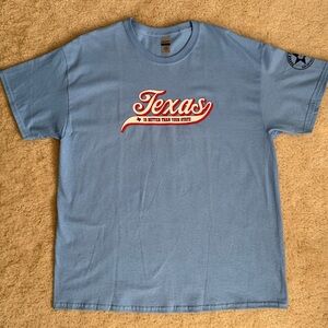 New Texas is better than your state Ranger Firearms T-Shirt Size XL San Antonio